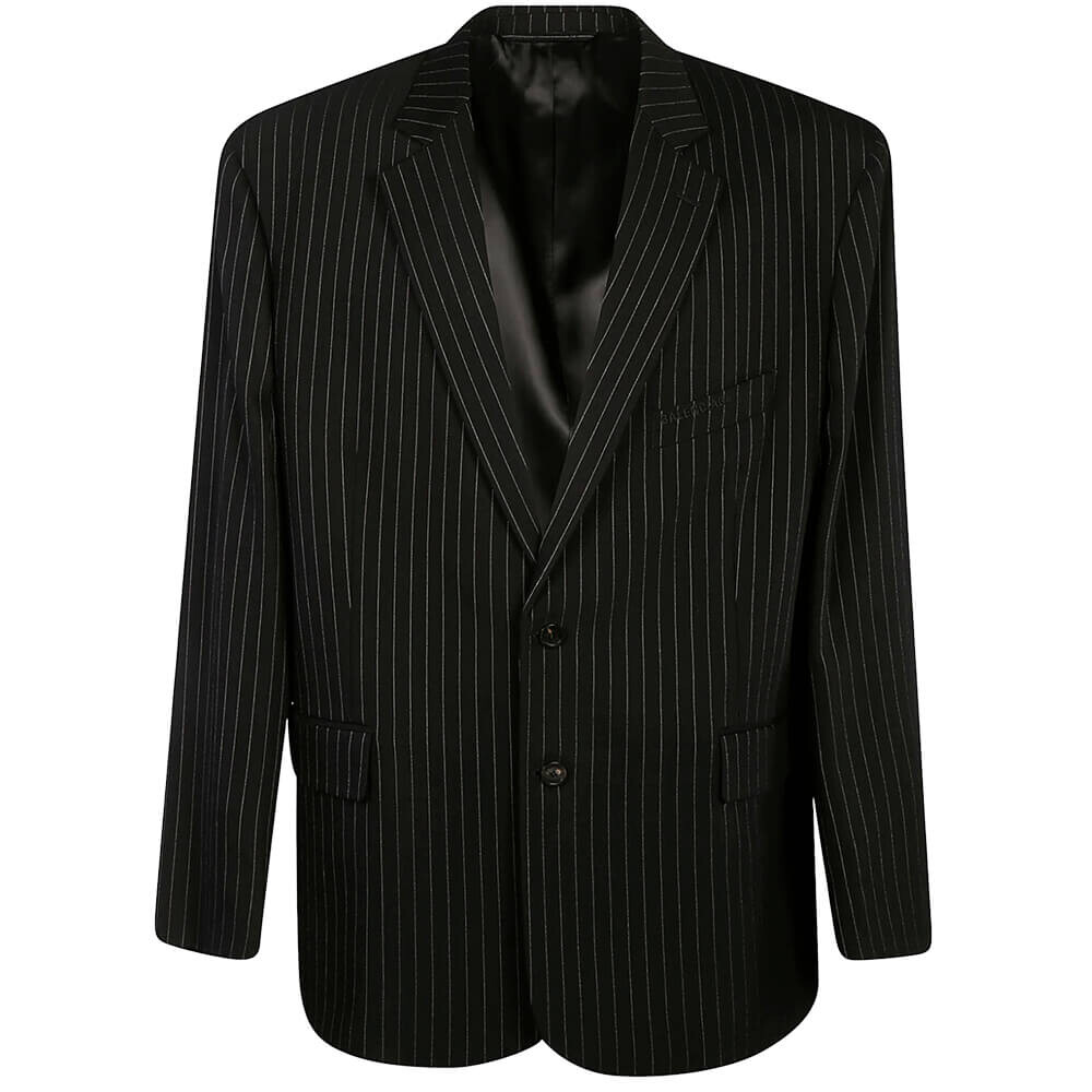 

Блейзер Balenciaga Striped, черный