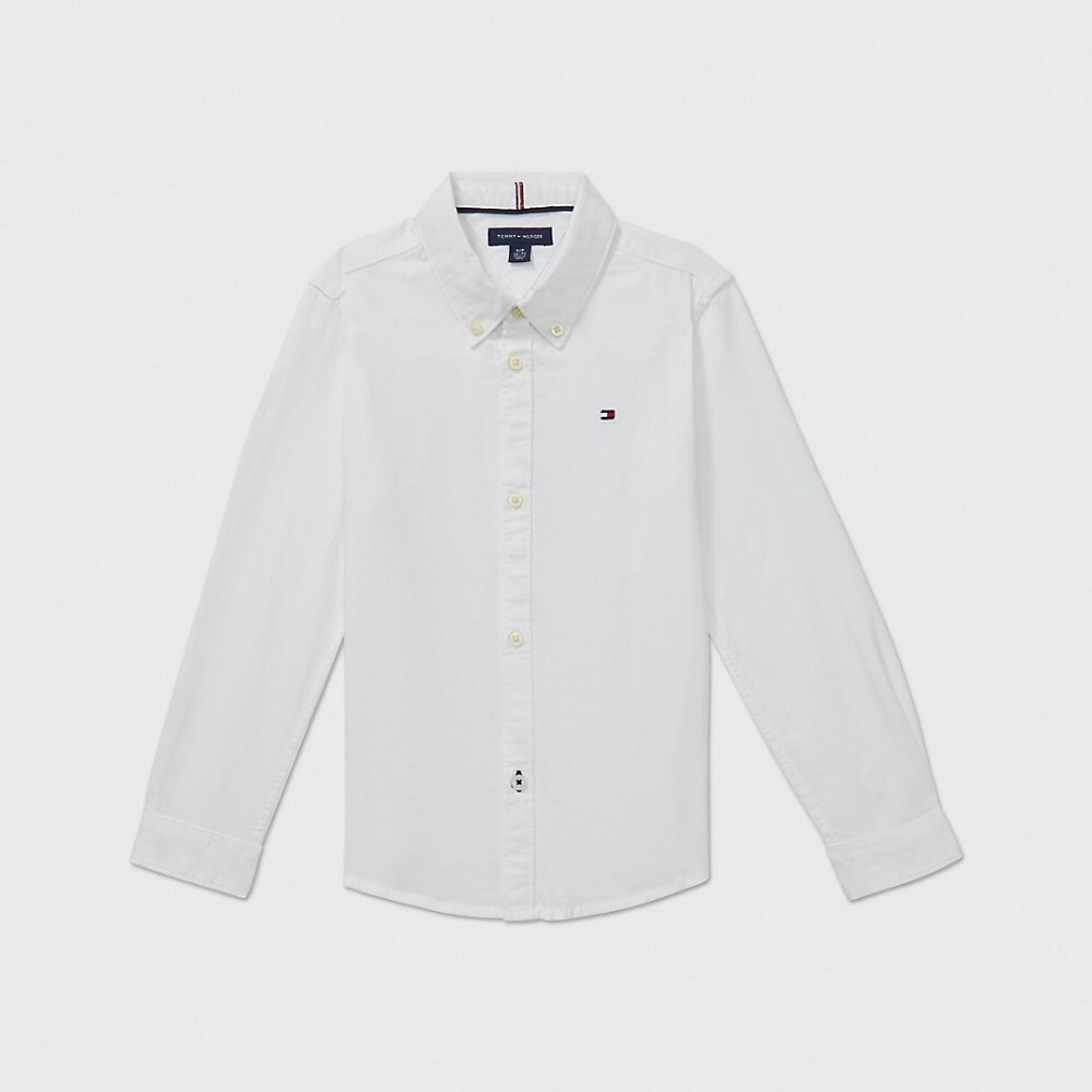 

Рубашка Tommy Hilfiger Kids' Stretch Oxford, белый