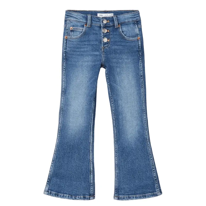 

Джинсы Zara Kids Flared Jeans With Buttons, синий