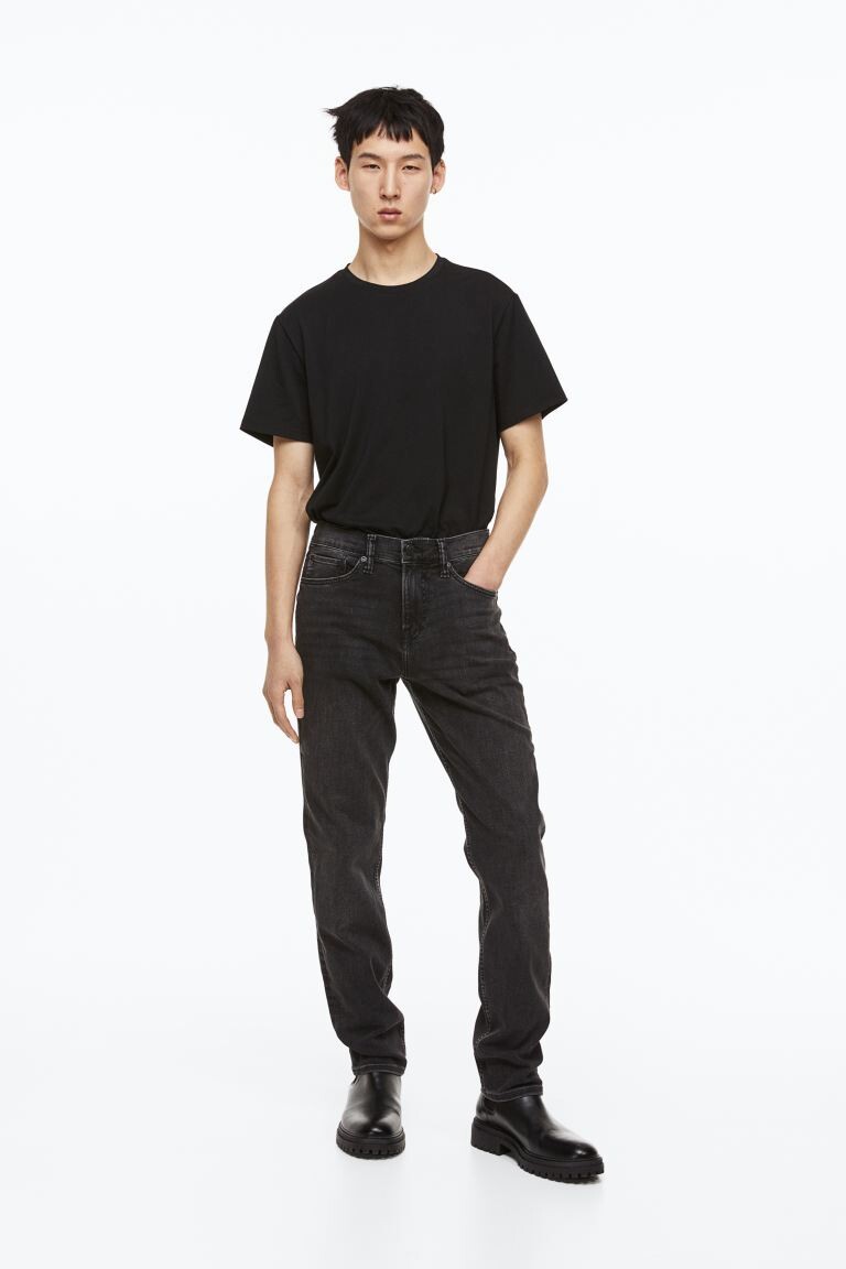

Узкие джинсы Freefit H&M, черный