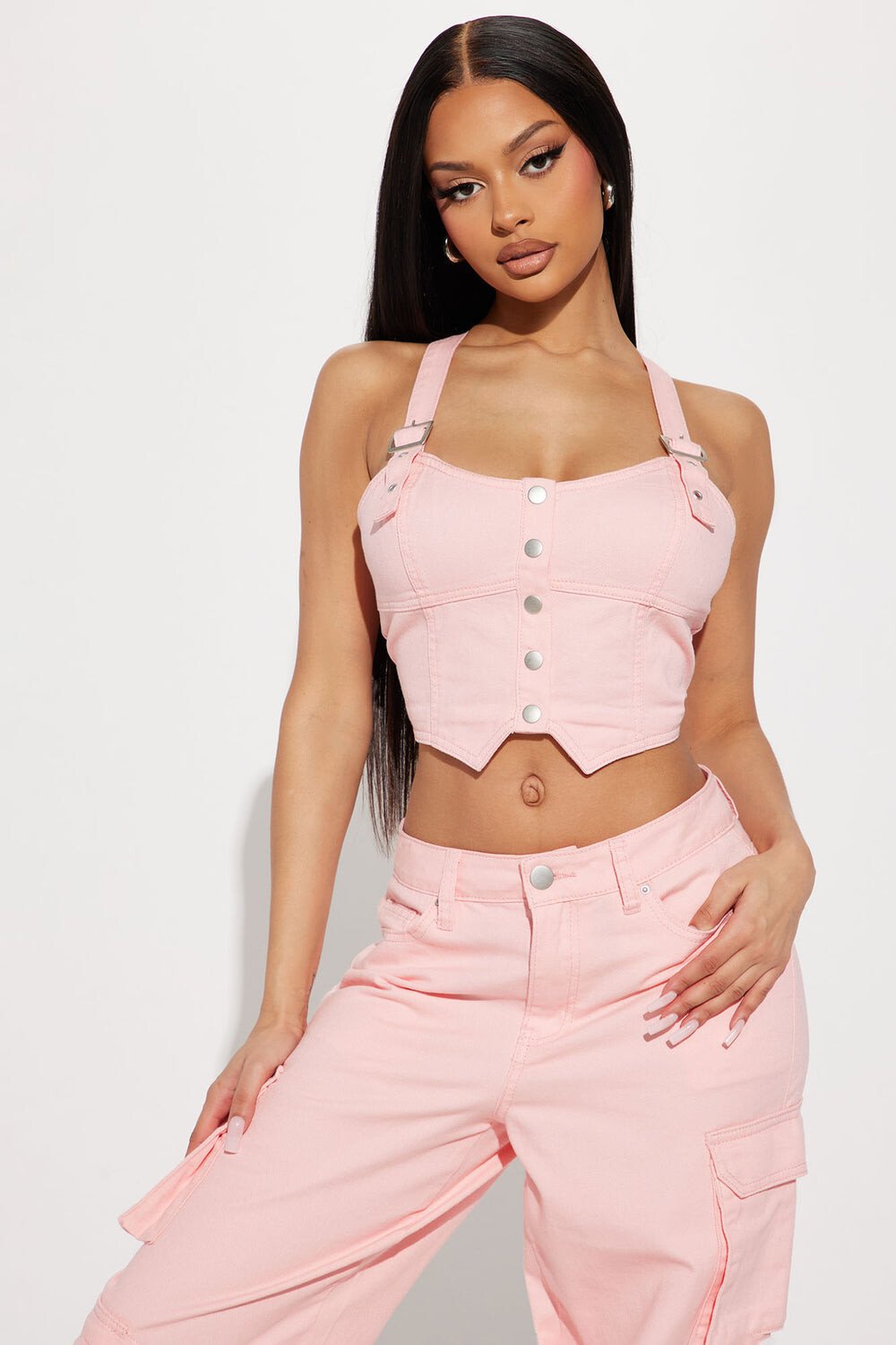 

Топ Fashion Nova T222, розовый