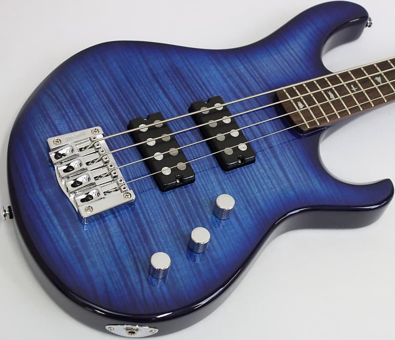 цена 2022 PRS SE Kingfisher Bass, выцветшая синяя пленка