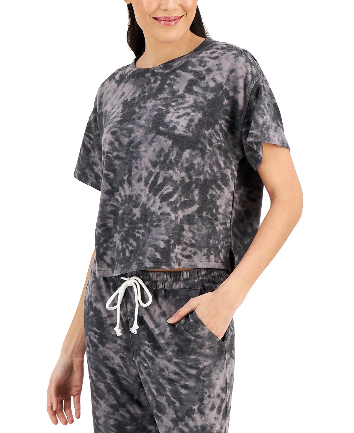 

Супермягкая пижамная футболка, созданная для macy's Jenni, мульти