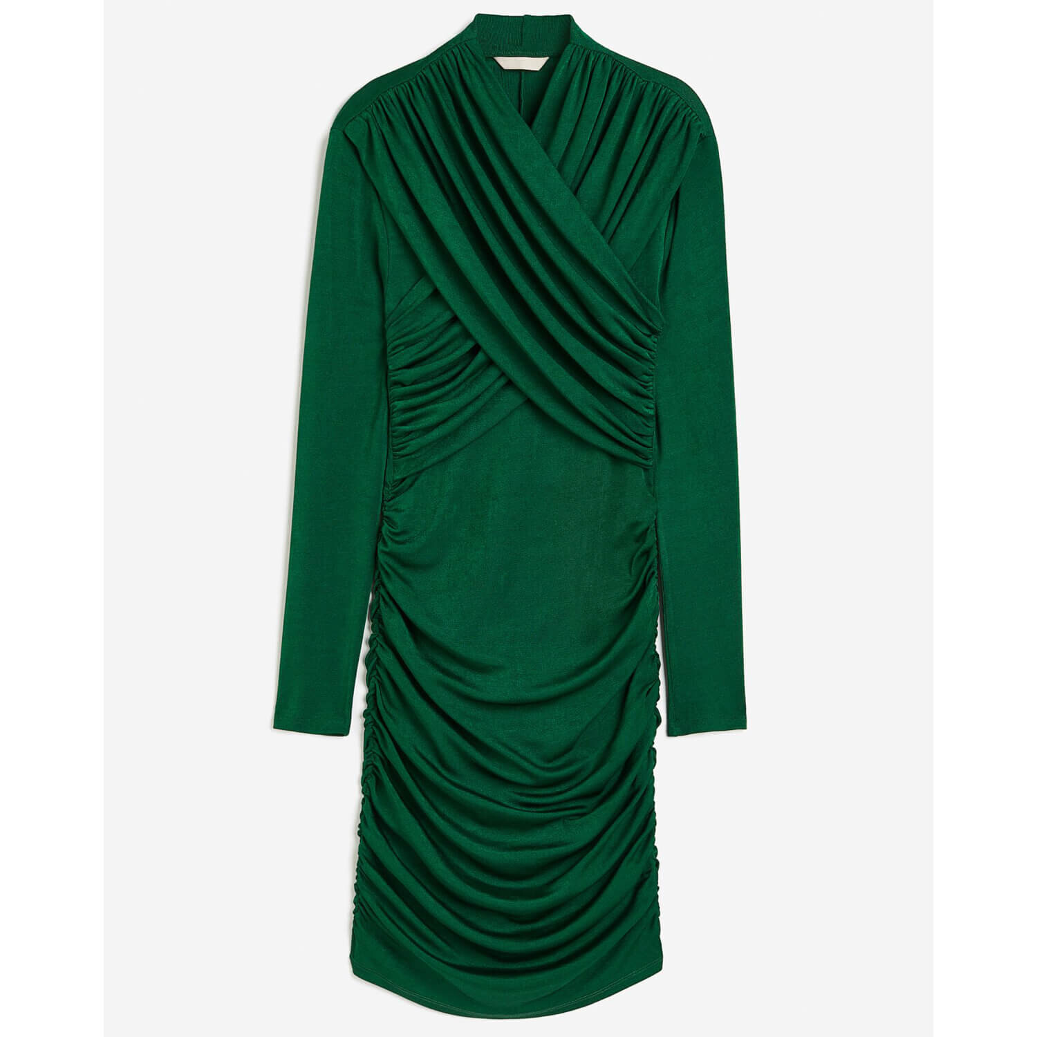 

Платье H&M Draped Jersey, темно-зеленый