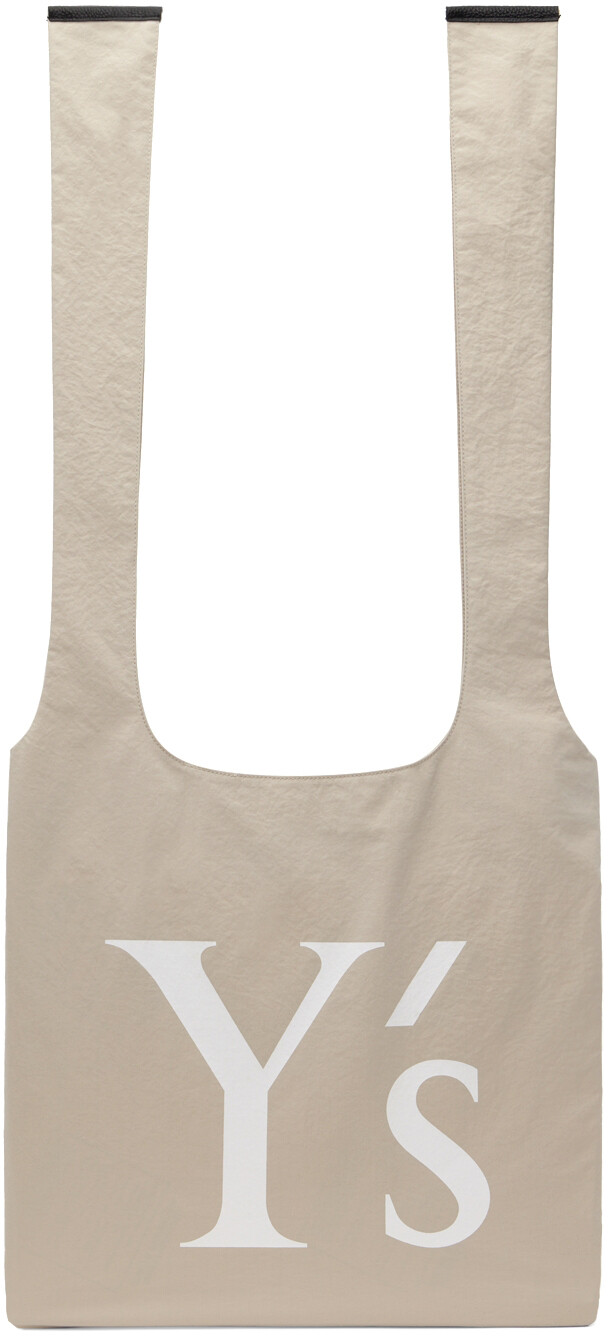 

Beige Logo Tote Y's