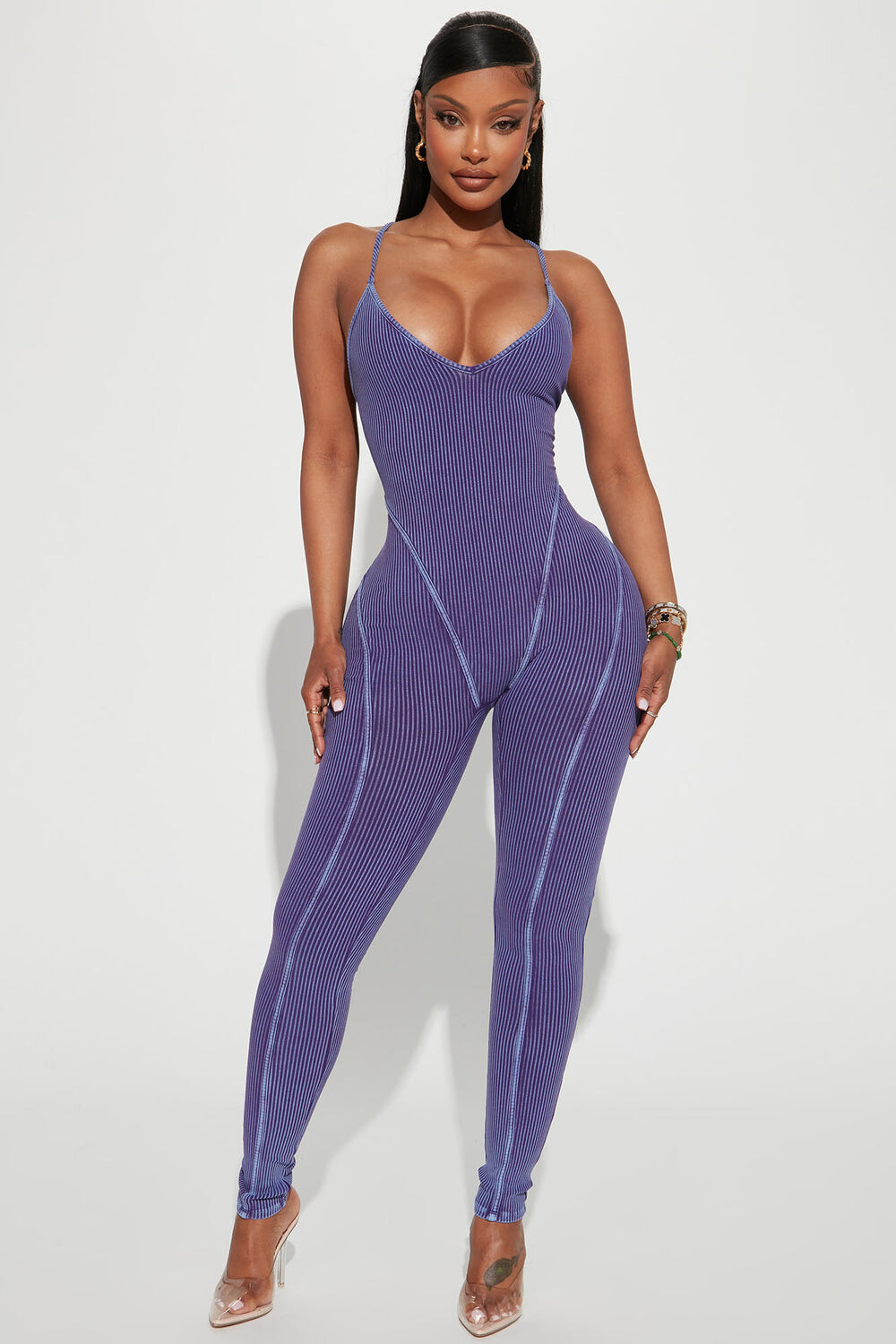 

Комбинезон Fashion Nova P2366JC44, фиолетовый