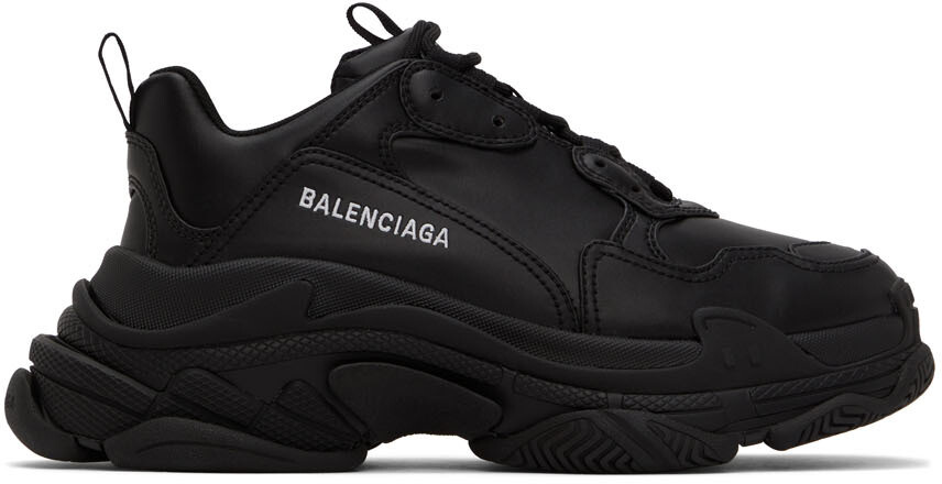 

Черные низкие кеды Triple S Balenciaga