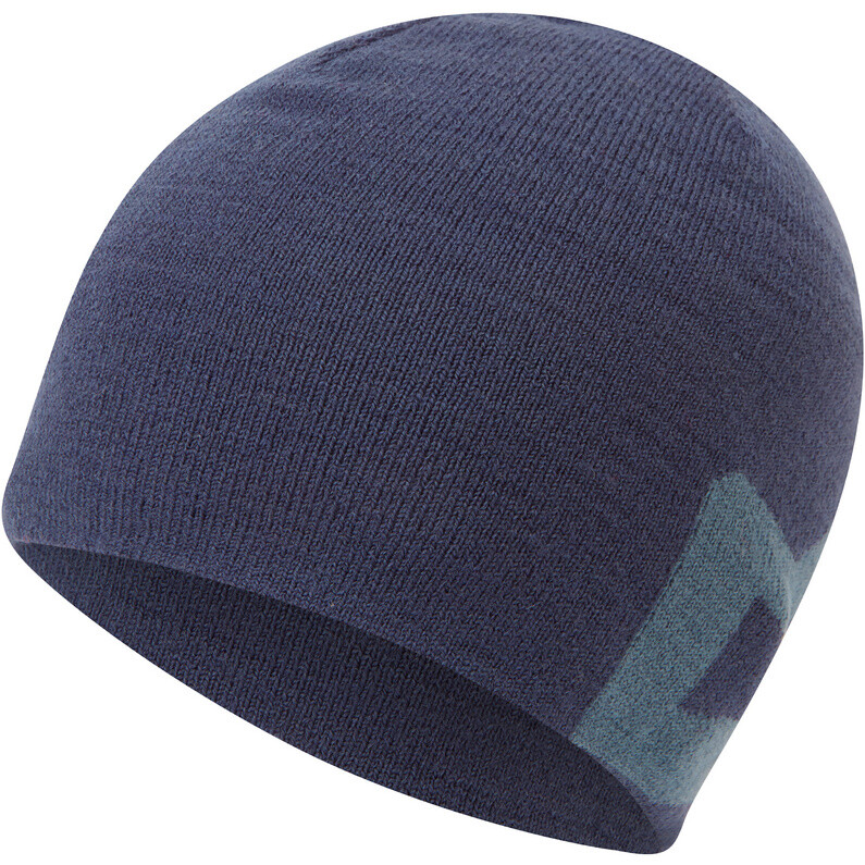 

Фирменная вязаная шапка Mountain Equipment, синий