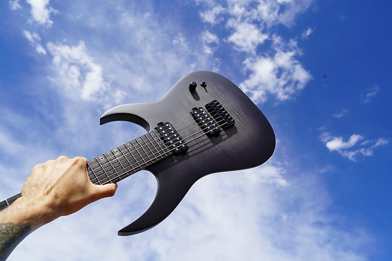 Электрогитара Schecter DIAMOND SERIES KM-7 MK-III Legacy - Transparent Black Burst 7-String Electric Guitar