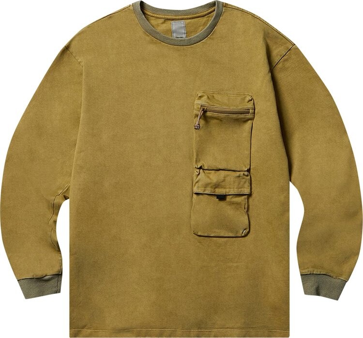 

Лонгслив Liberaiders Multi Utility Long-Sleeve Tee 'Sand', коричневый