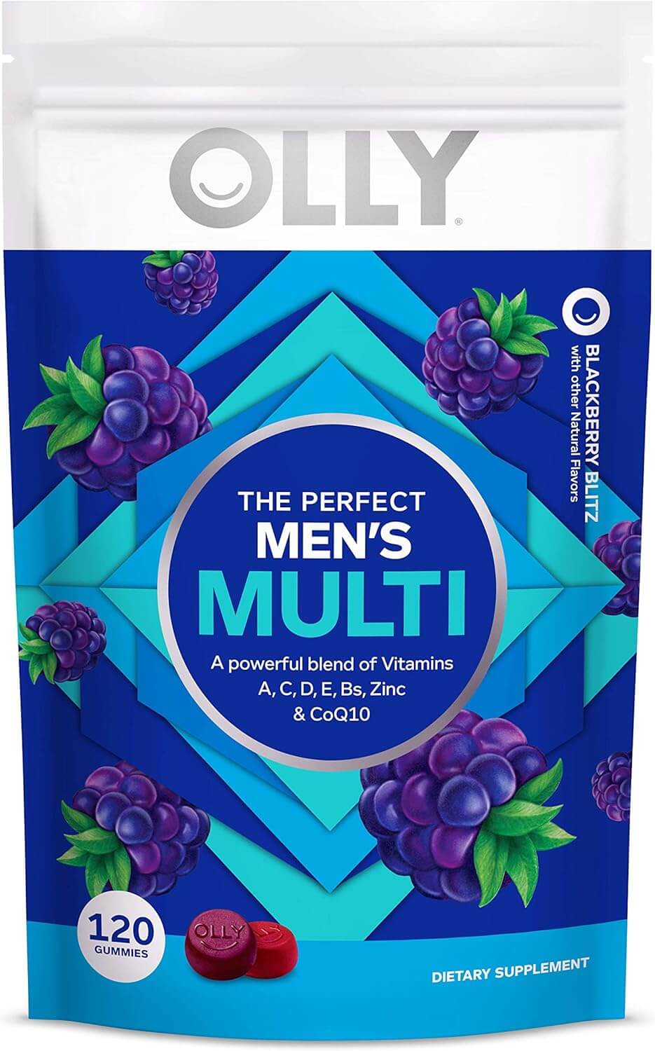 Мультивитамины для мужчин Olly The Perfect Immune Support, 120 пастилок olly the perfect men s multi blackberry blitz 90 жевательных таблеток