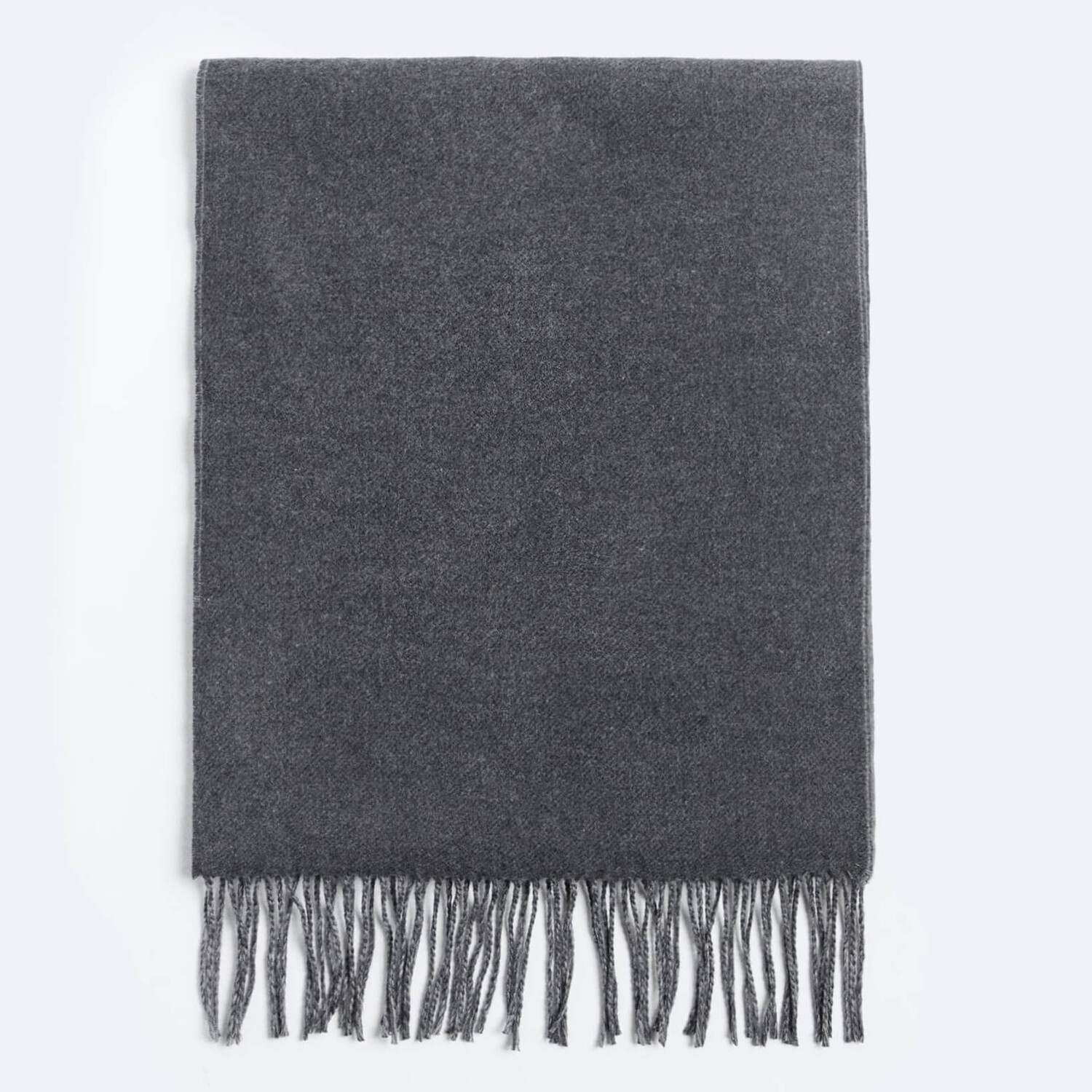 

Двусторонний шарф Zara Contrast, серый