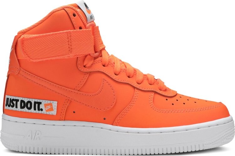 

Лимитированные кроссовки Nike Wmns Air Force 1 High 'Just Do It', оранжевый