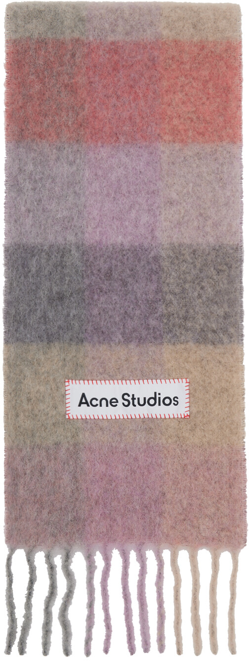 

Шарф в разноцветную клетку Acne Studios