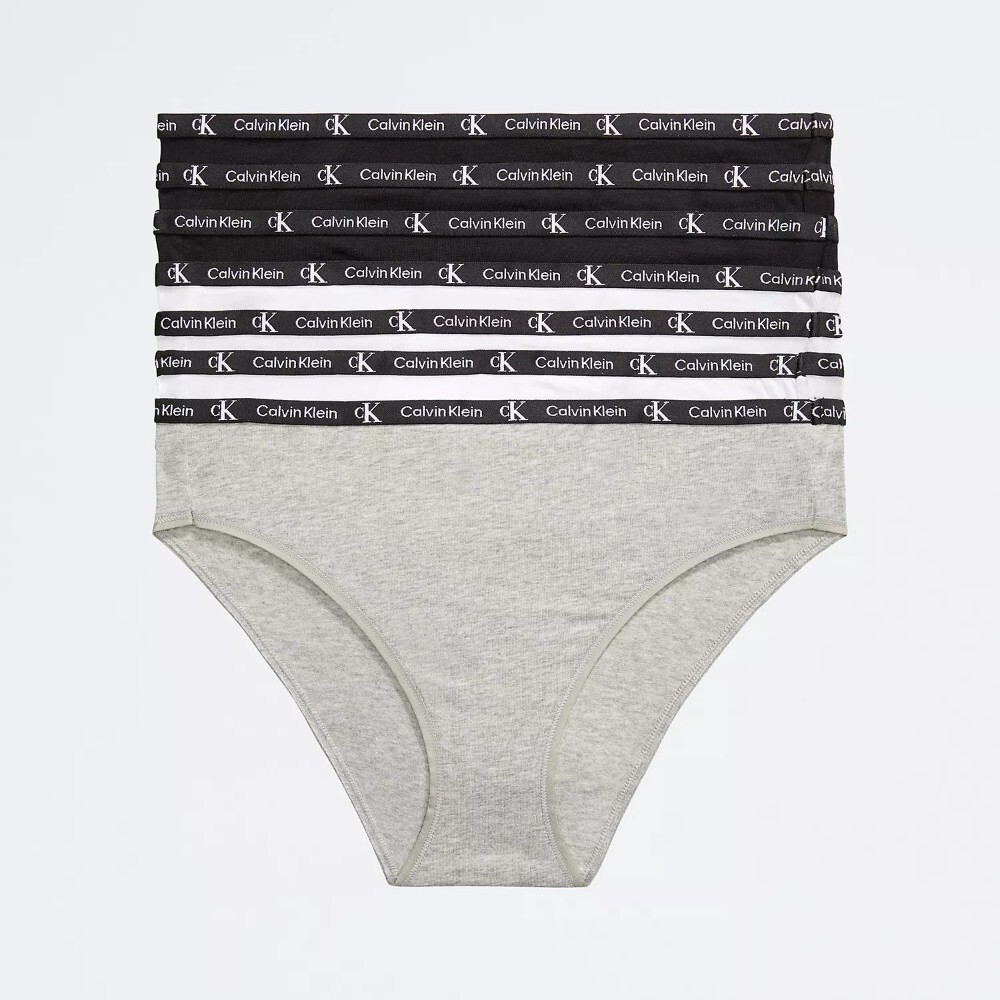 

Комплект трусов Calvin Klein 1996 Modern, 7 предметов, черный/белый/серый