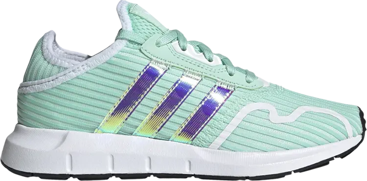 

Кроссовки Adidas Swift Run X J 'Clear Mint Iridescent', зеленый