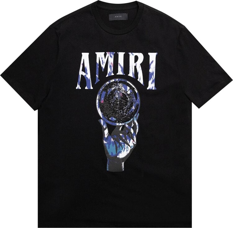 

Футболка Amiri Crystal Ball Short-Sleeve Tee 'Black', черный