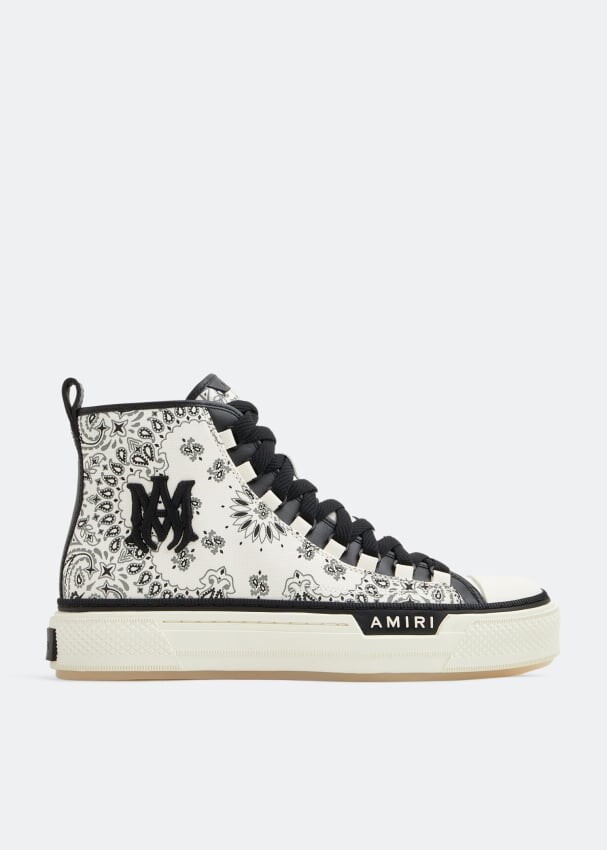 

Кроссовки AMIRI Bandana MA court hi-top sneakers, белый