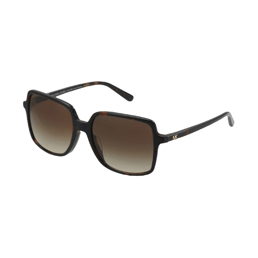 Солнцезащитные очки Michael Kors квадратной формы, коричневый солнцезащитные очки 57 mm mk1104 richmond michael kors цвет shiny silver blue grey solid