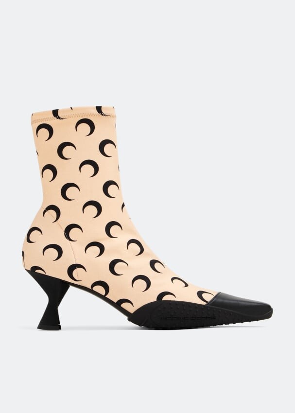 

Ботинки MARINE SERRE Moon boots, принт