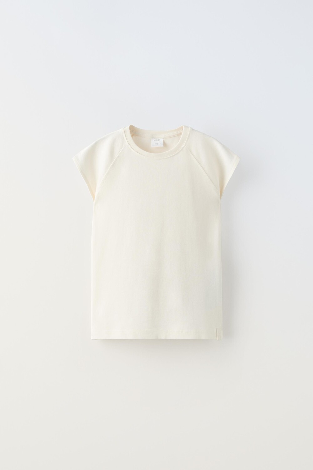 

Футболка Zara Raglan Sleeve, кремовый, Бежевый