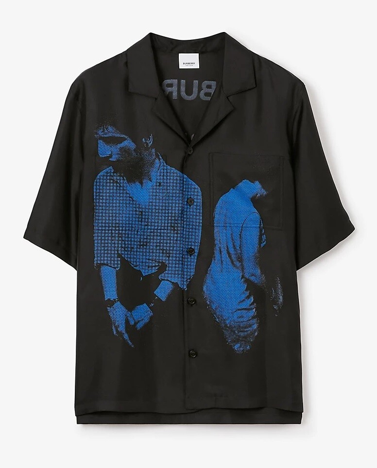 

Рубашка Burberry Robias, черный