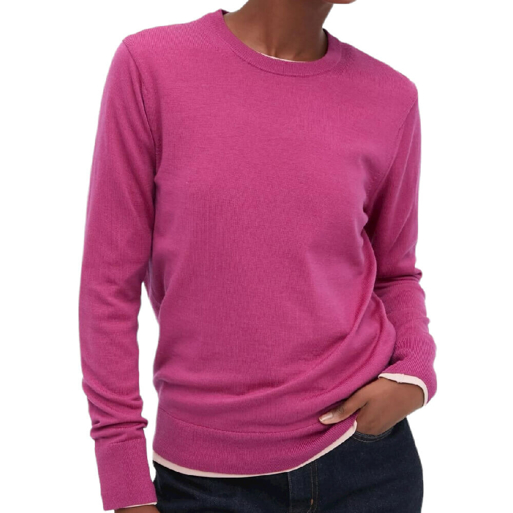 

Джемпер Uniqlo Extra Fine Merino Crew Neck, розовый