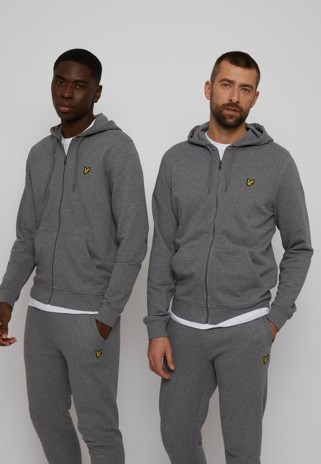 

Толстовка на молнии Lyle & Scott, Серый