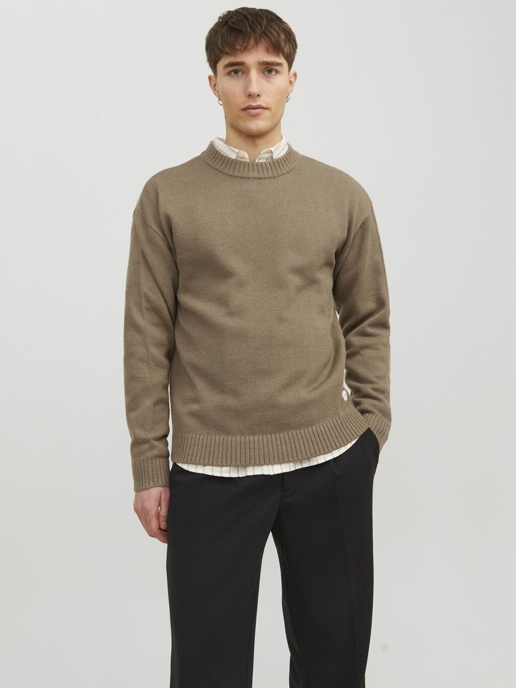 

Свитер Jjejack Knit Crew Neck Jack & Jones, цвет otter