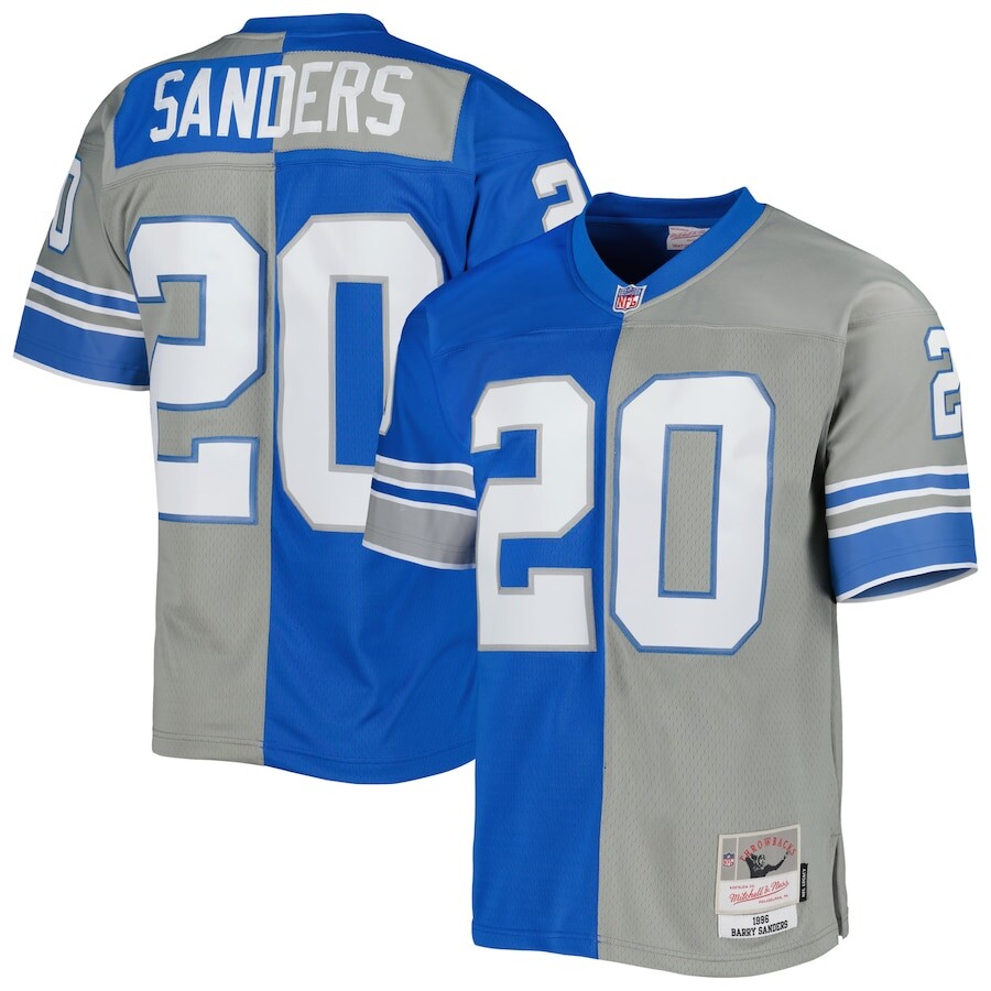 

Джерси Mitchell & Ness Detroit Lions, серебряный
