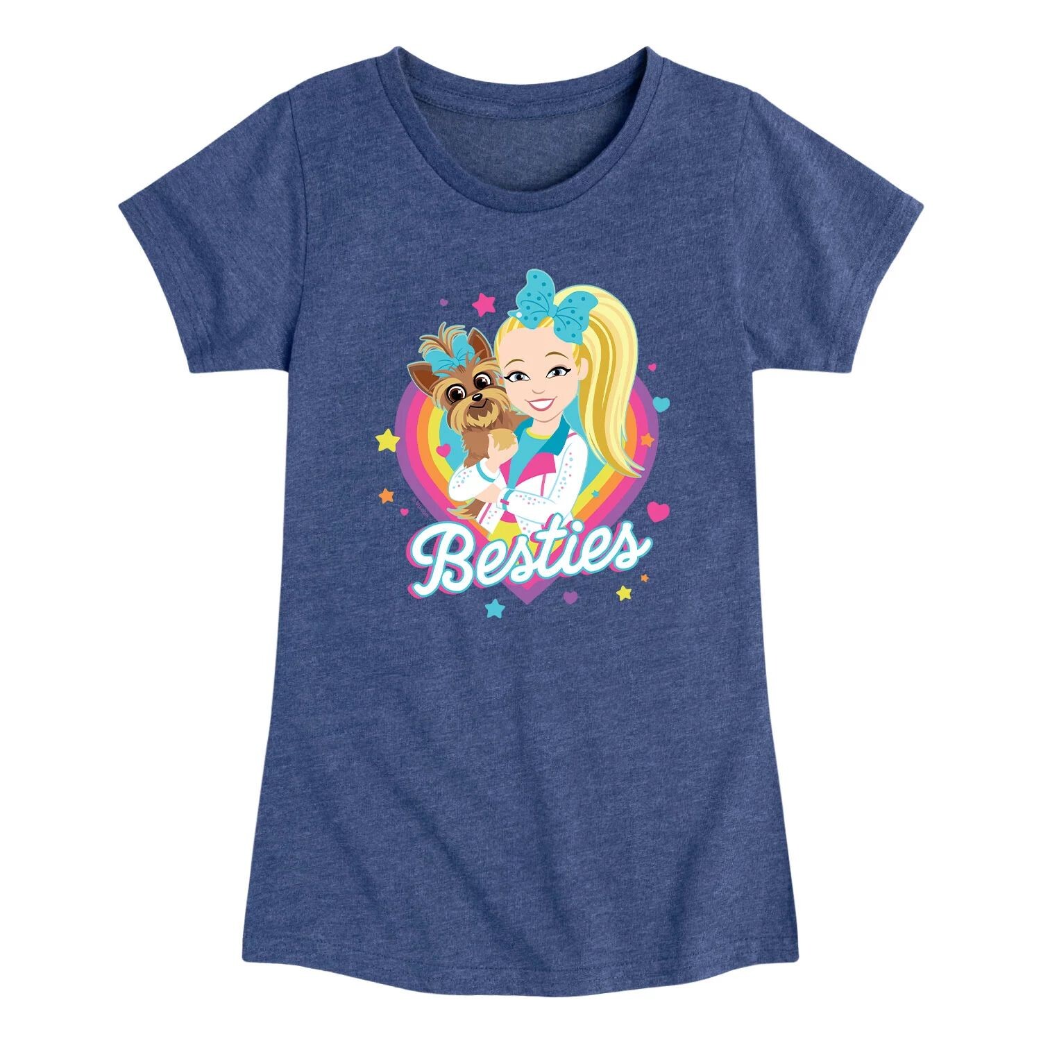 

Футболка JoJo Siwa Besties для девочек 7–16 лет Licensed Character, синий