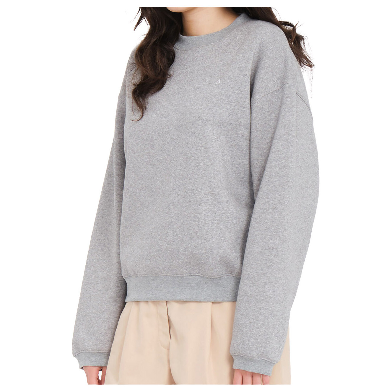 

Пуловер Volcom Women's Stone Heart Up Crew, цвет Heather Grey