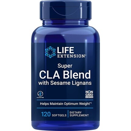 

Смесь Super CLA с лигнанами кунжута, 120 мягких таблеток Life Extension
