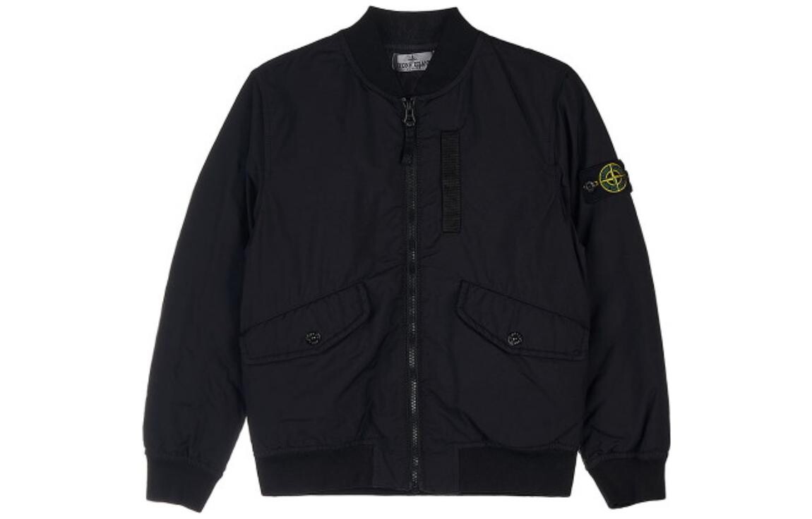 

STONE ISLAND Детский пуховик/пуховик, цвет Black