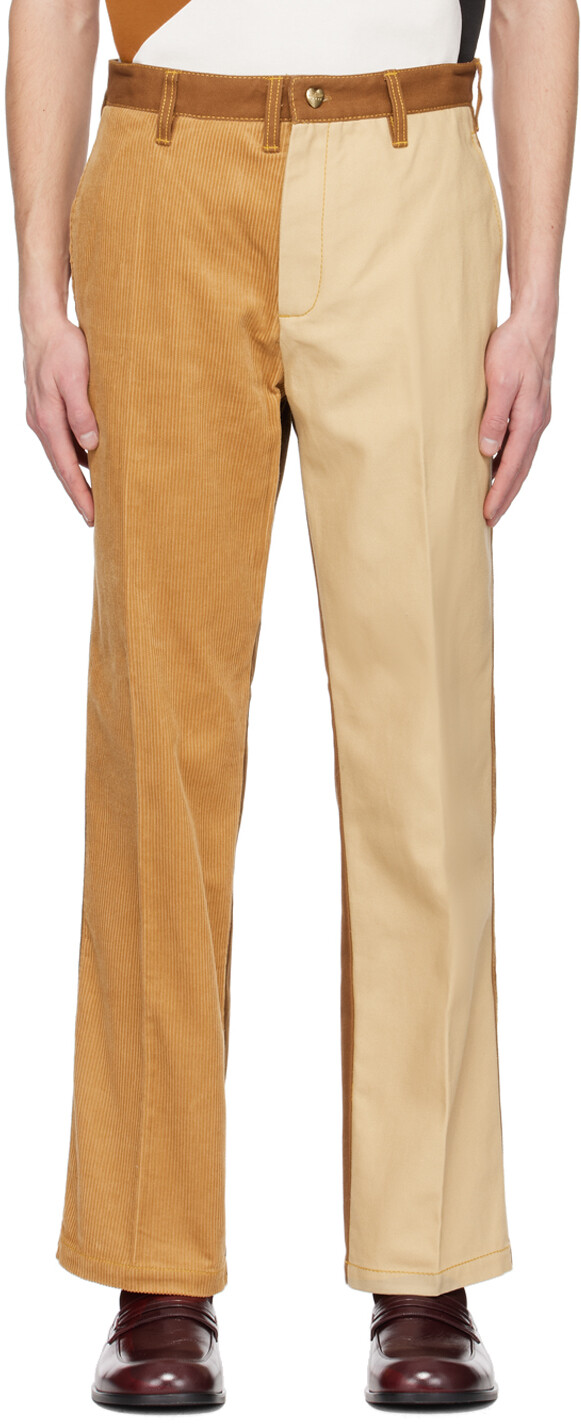 

Коричневые и коричневые брюки в стиле колор-блок Carhartt WIP Edition Marni
