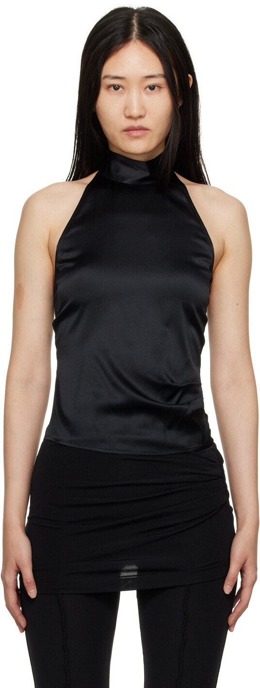 

Черная майка Mknk Helmut Lang