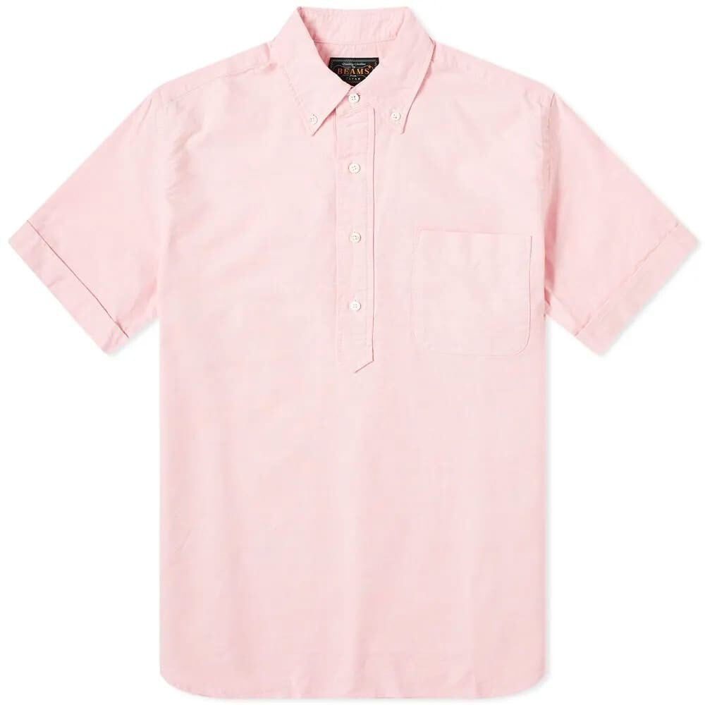

Рубашка Beams Plus Short Sleeve Popover Shirt