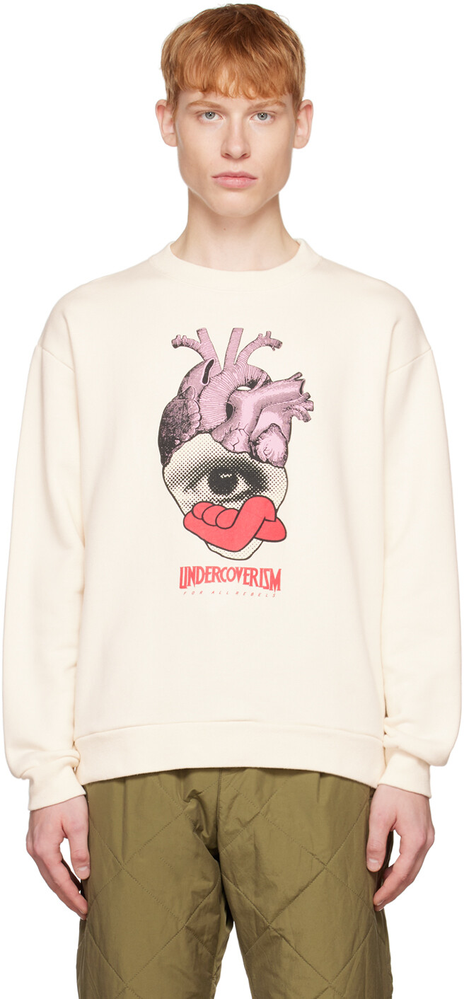 

Толстовка Off-White с сердечками Undercoverism