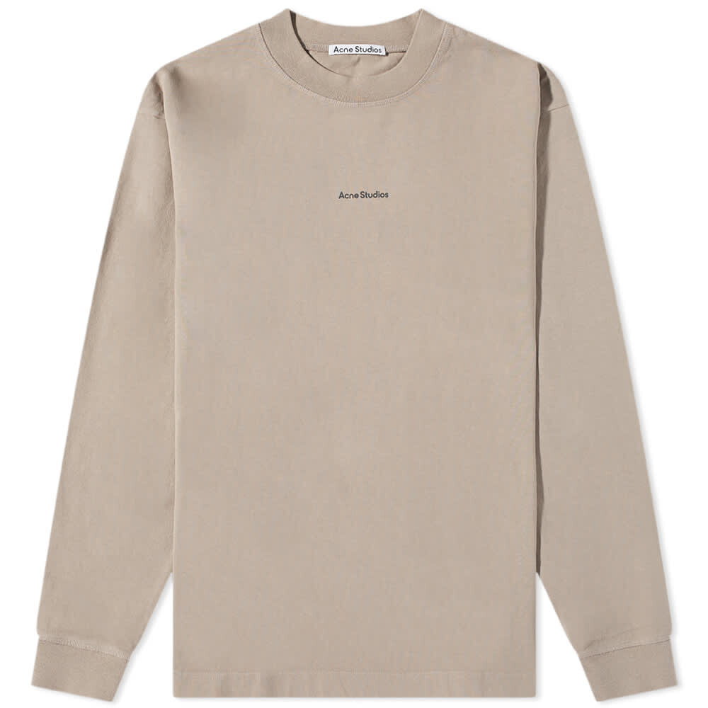 

Футболка Acne Studios Long Sleeve Erwin Stamp Tee, Серый