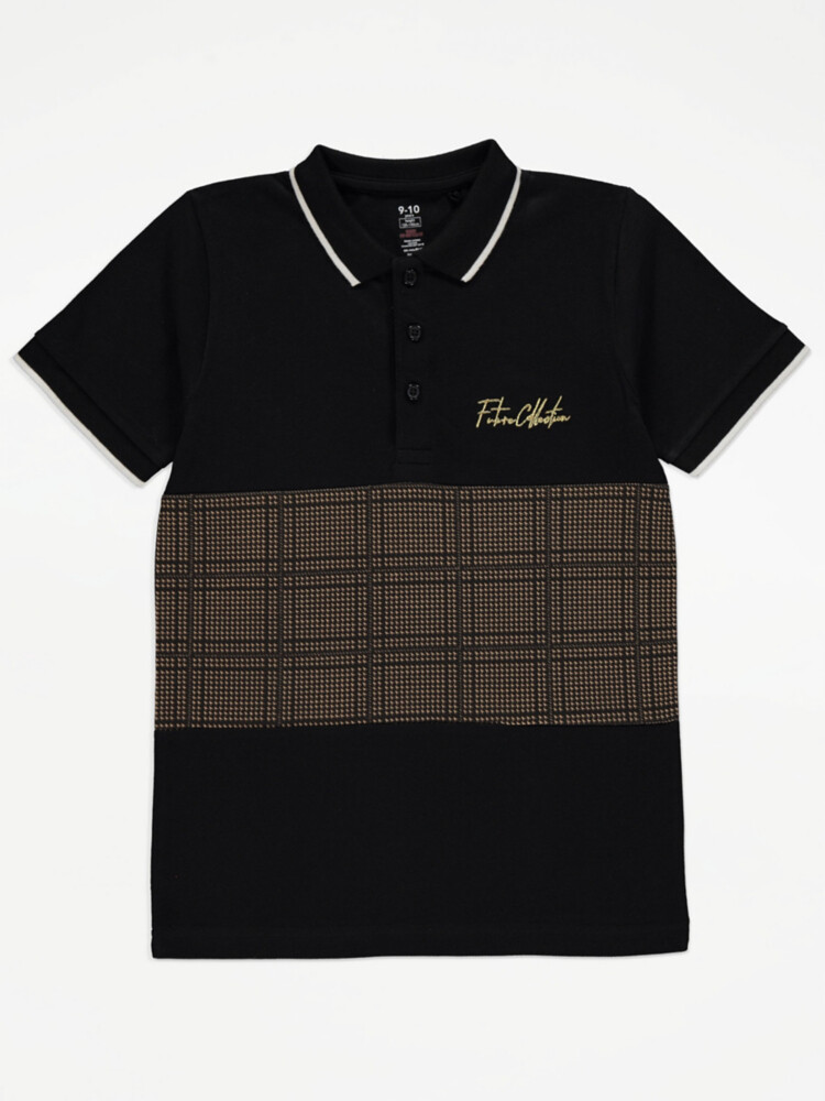 

Футболка-поло с цветными вставками Easy On Easy Wear Future Collection George.