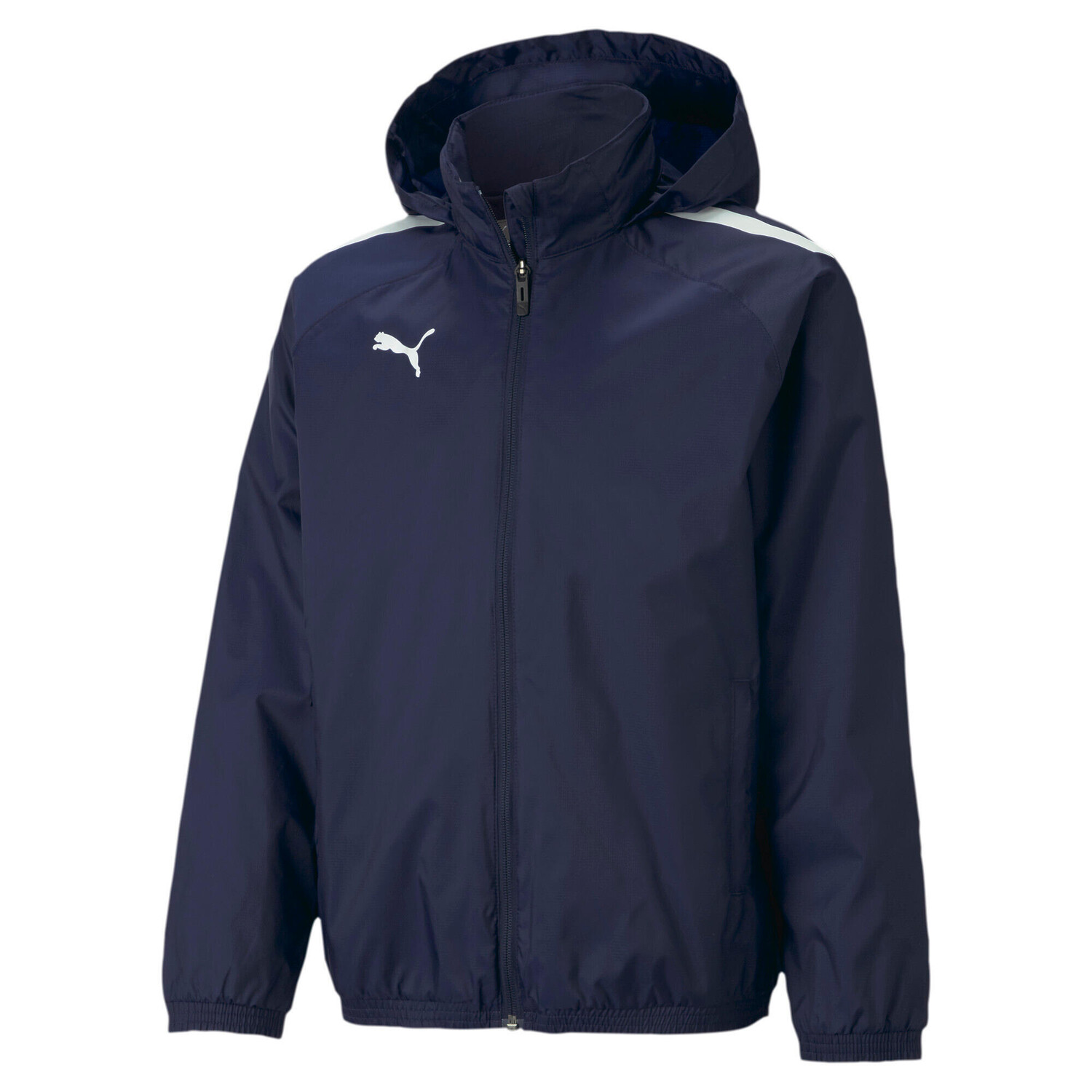 

Детская куртка Puma Team Liga All Weather, синий/темно-синий/черный