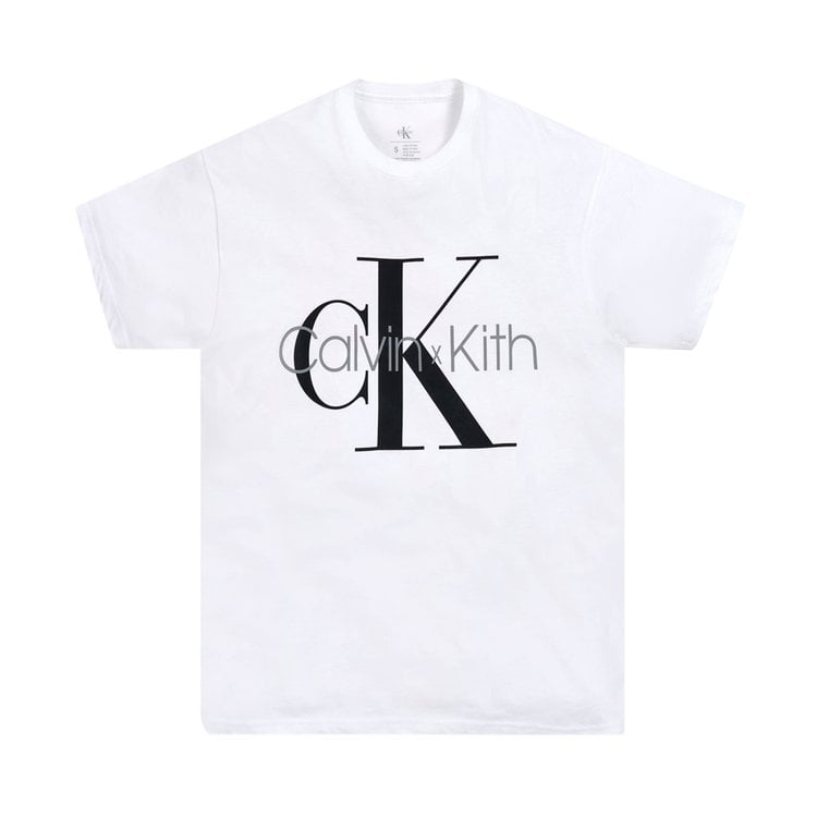 Футболка Kith For Calvin Klein Tee 'White', белый - фото