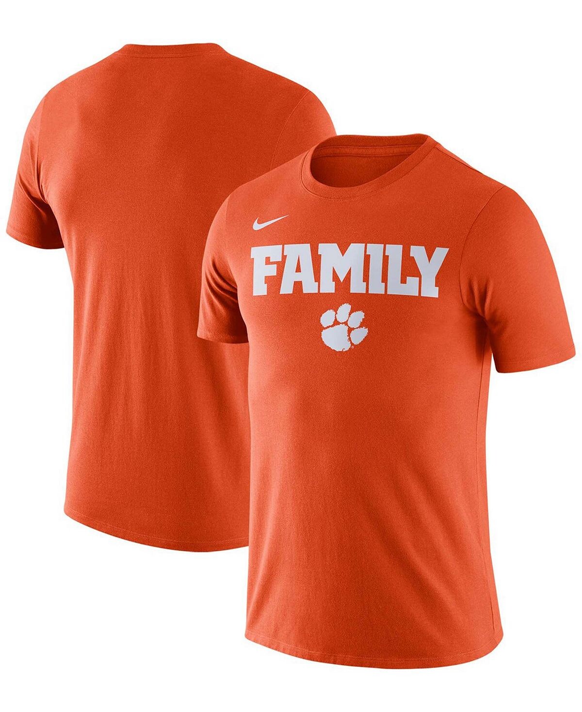 

Мужская оранжевая футболка clemson tigers family Nike