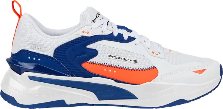 

Кроссовки Puma Porsche Legacy x RS-Fast White Blue Orange, белый