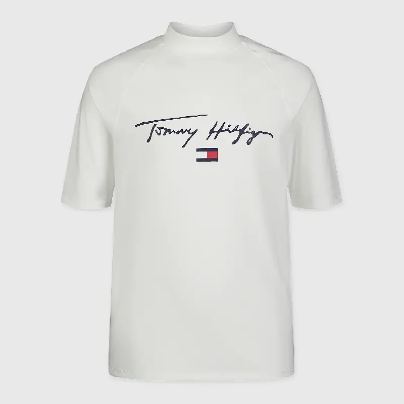 

Рашгард Tommy Hilfiger Big Kids' Signature, белый