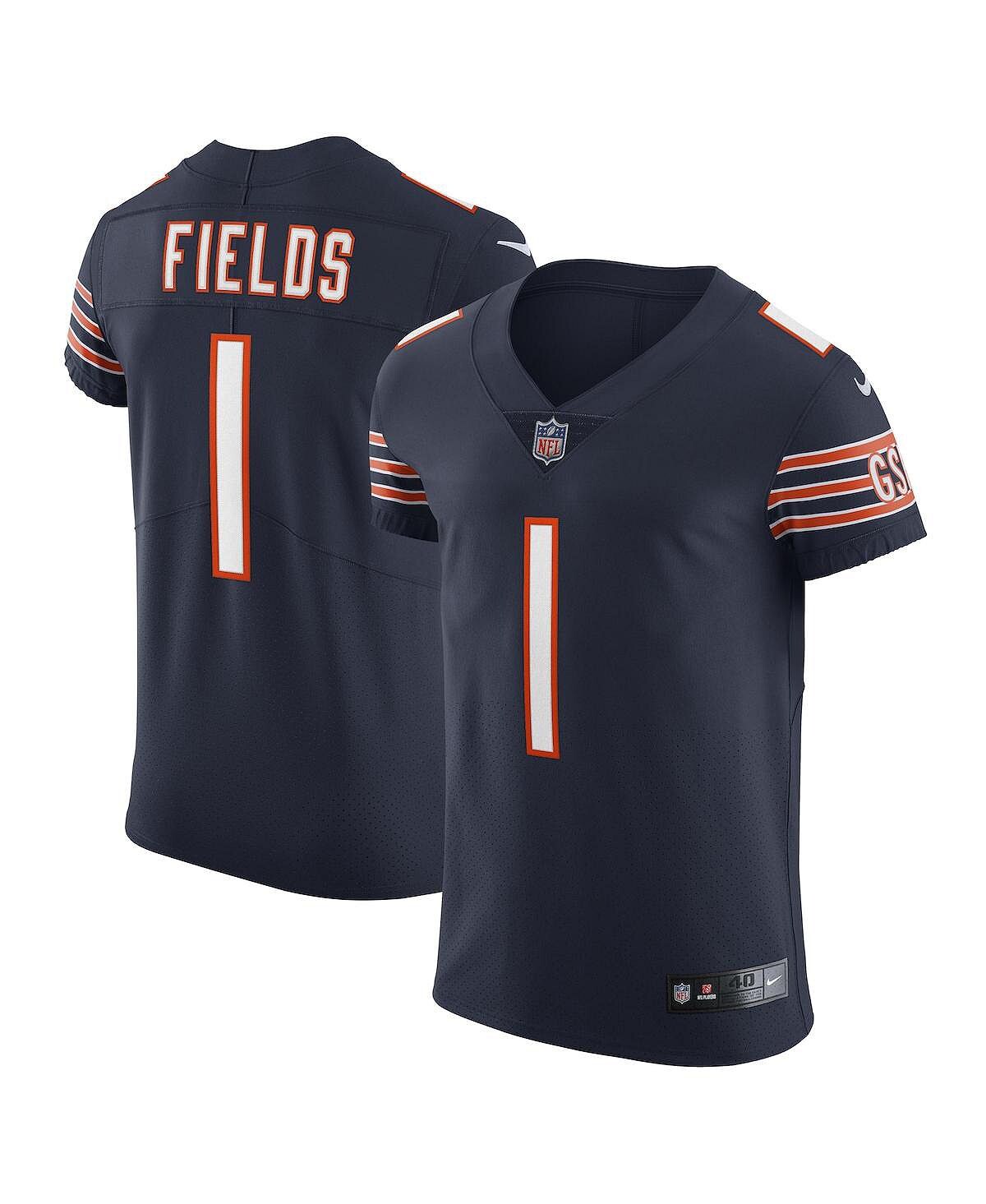 

Мужское джерси justin fields navy chicago bears vapor elite Nike, синий