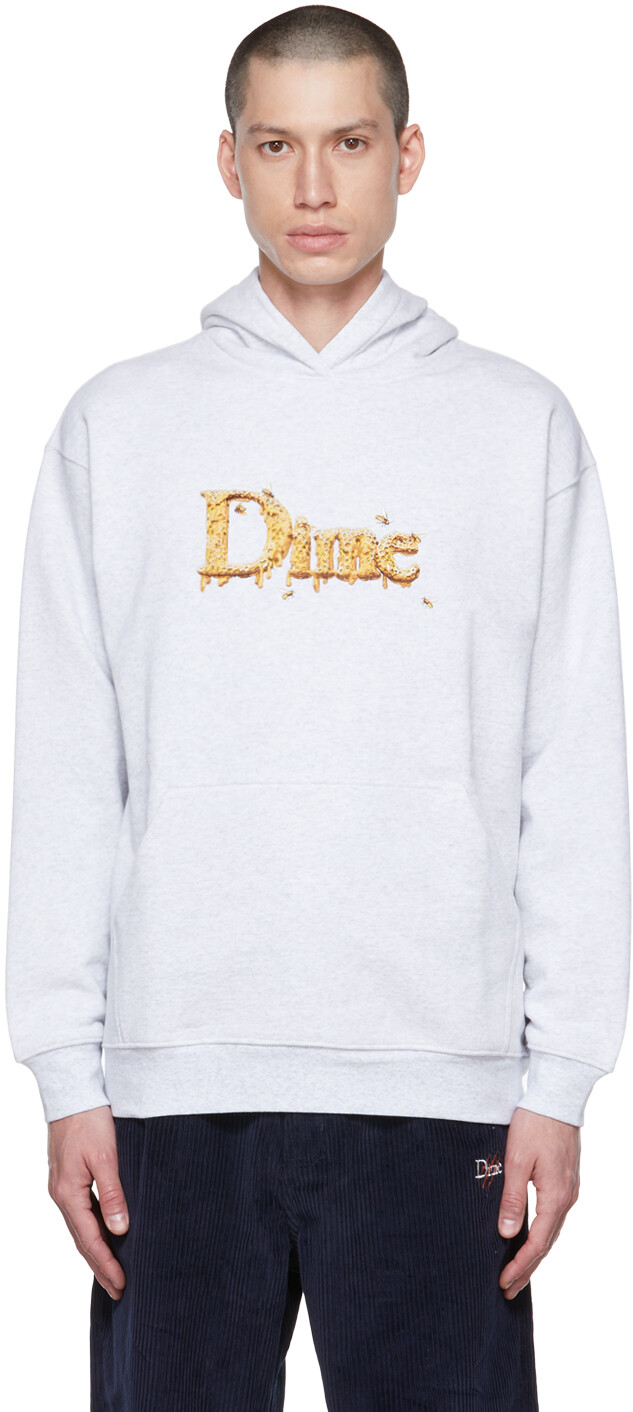 

Серый классический медовый худи Dime