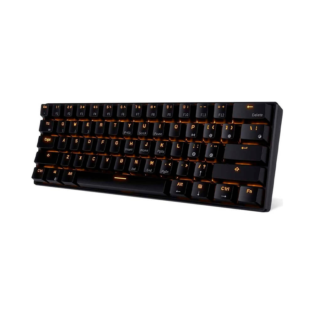 Клавиатура механическая Royal Kludge RK61, беспроводная, черный клавиатура для ноутбука asus n56 n56v черная с красной подсветкой