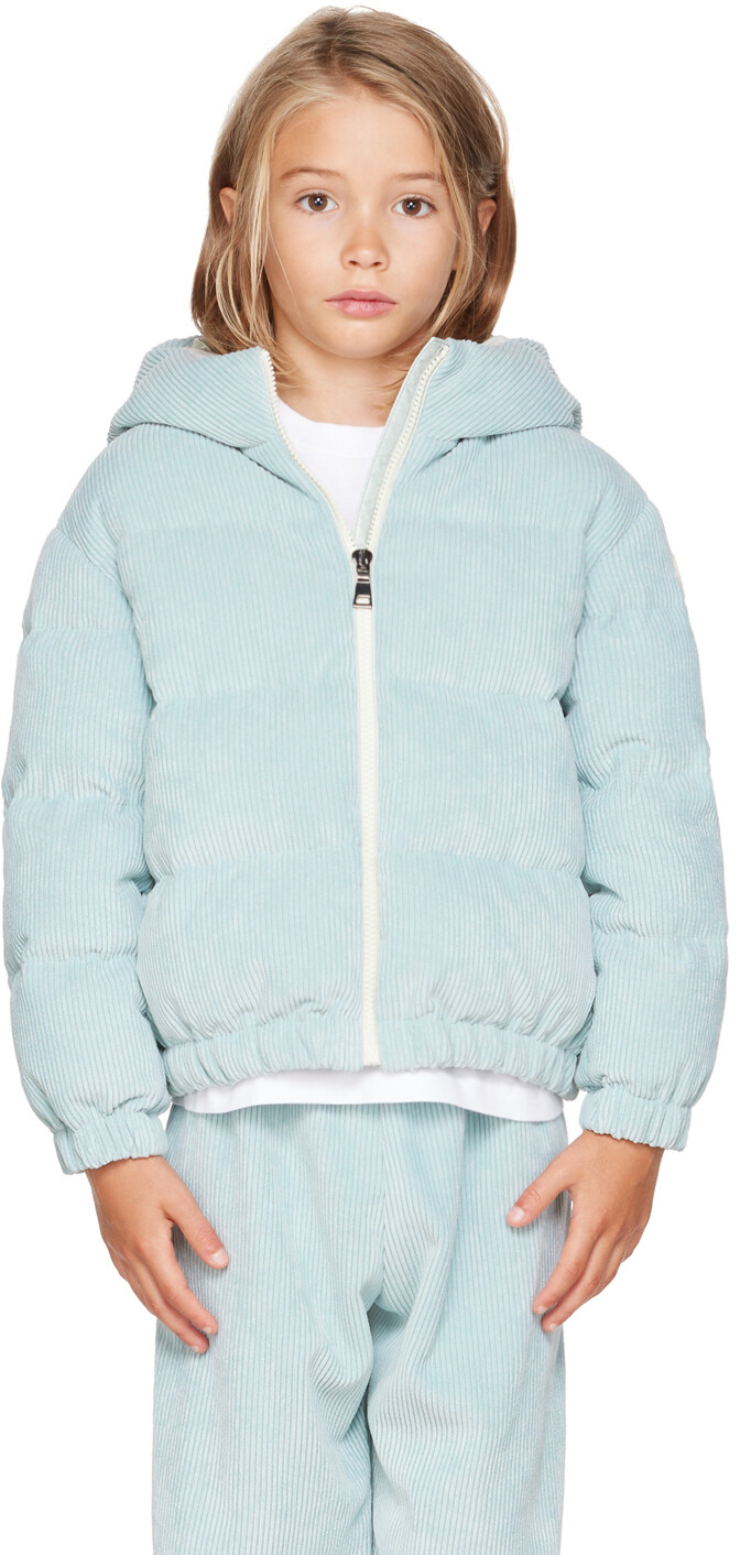 

Детская синяя пуховая куртка Anterne Moncler Enfant