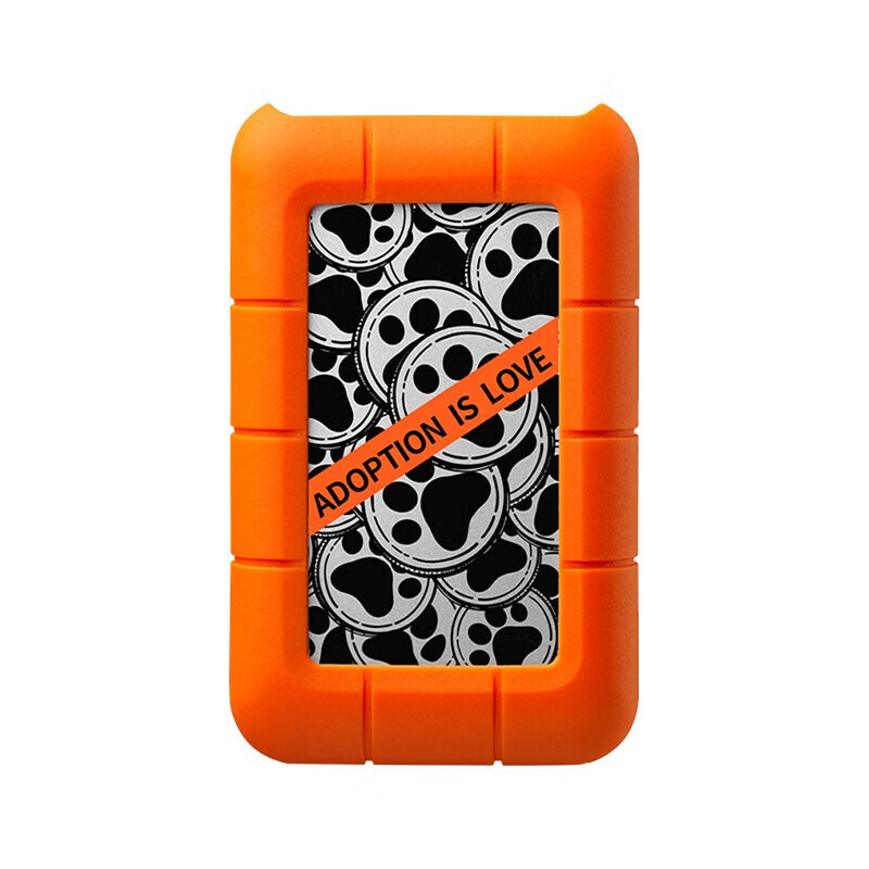 

Внешний жесткий диск LaCie Rugged USB-C, 5ТБ, оранжевый, рисунок
